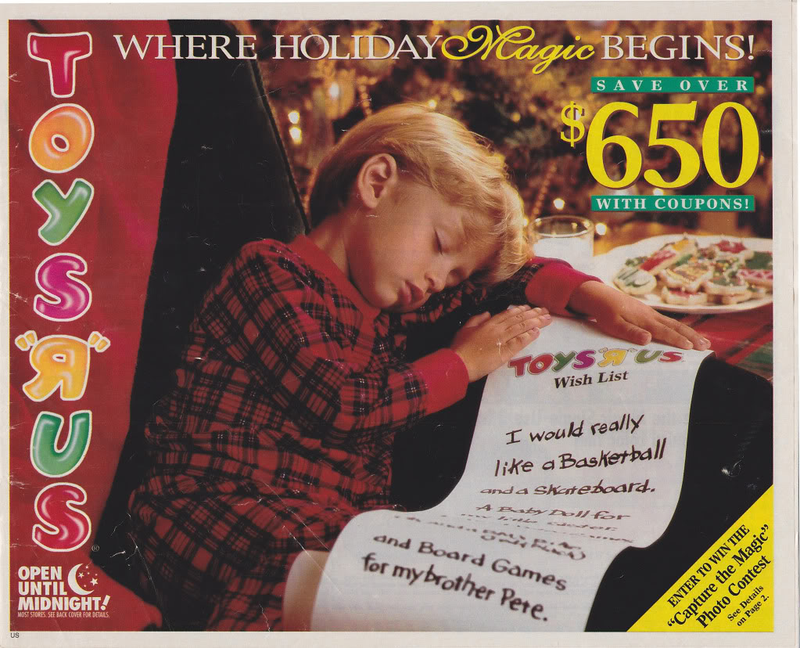 Illustration for article titled Toys R' Us' Christmas 1996 Catalogue Is A Historic Wonderland